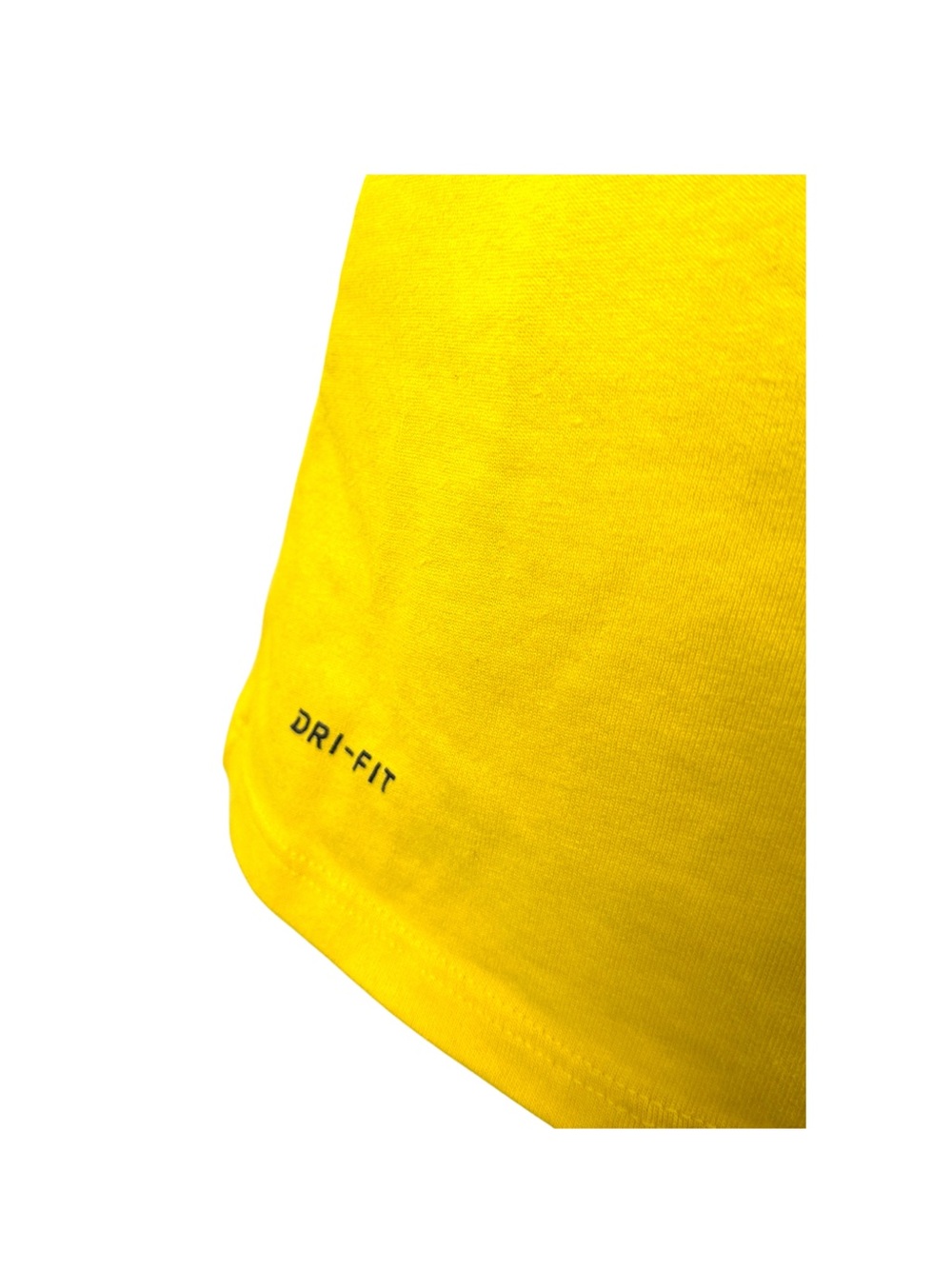 Nike Women's Bright Yellow Short-Sleeve Dri-FIT Tee - Picture 5 of 7
